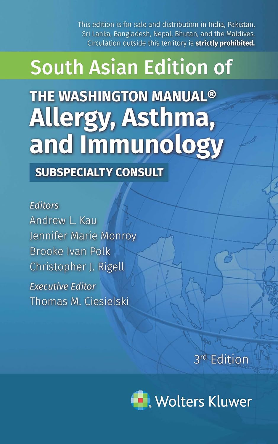 The Washington Manual Allergy, Asthma, and Immunology Subspecialty Consult 3rd Edition Premium Multicolour Mate Print