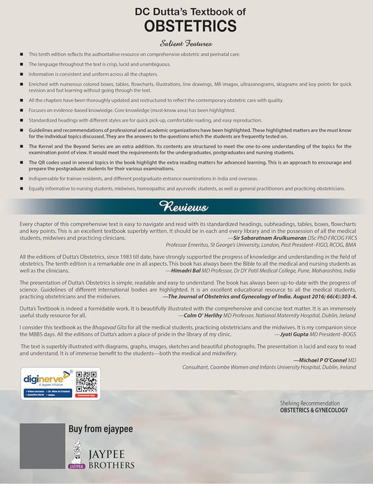 DC Dutta Textbook of Obstetrics 2026 11th Edition Premium Multicolor Matt Print