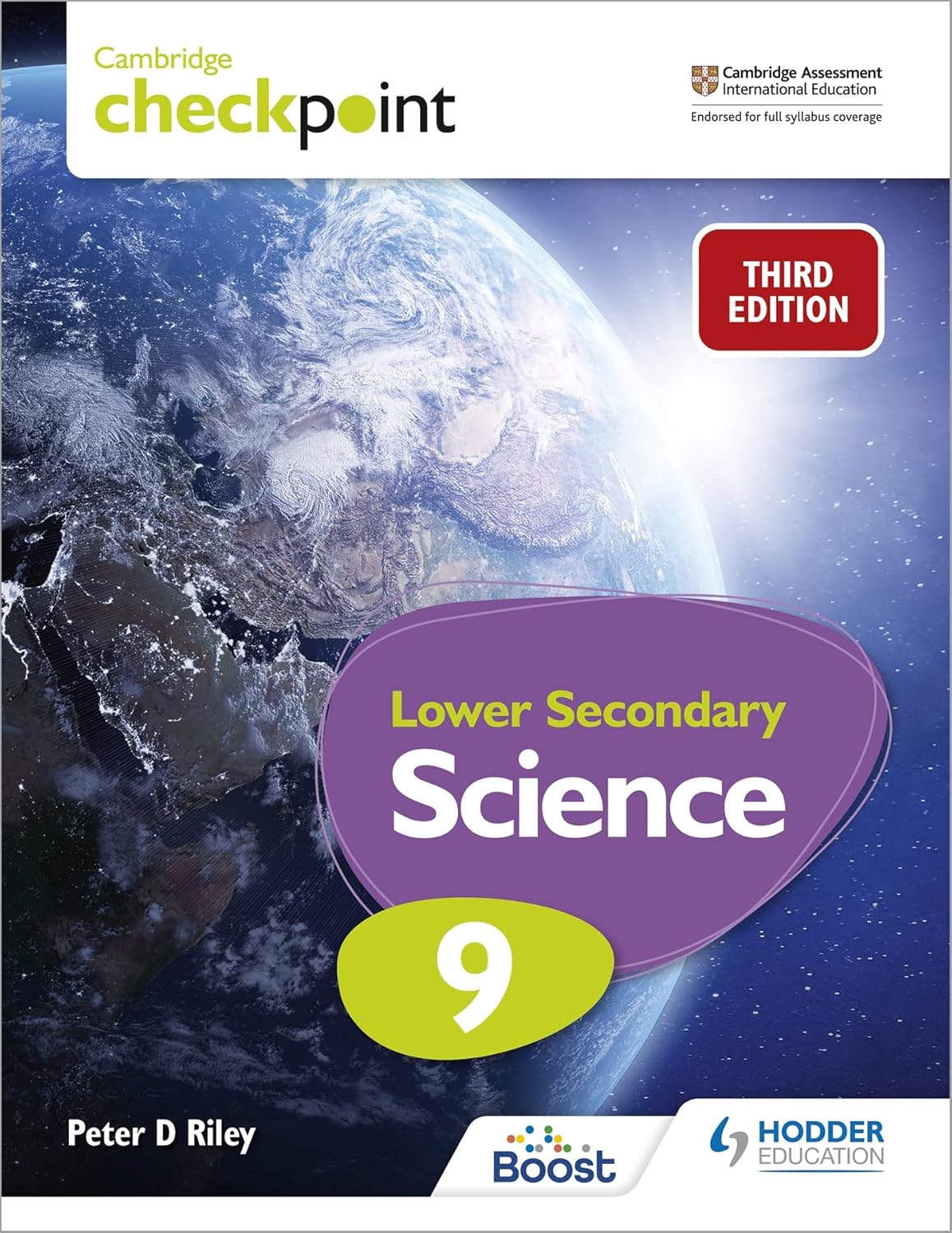 Cambridge Checkpoint Lower Secondary Science Student’s Book 9 3rd Edition: Hodder Education Group