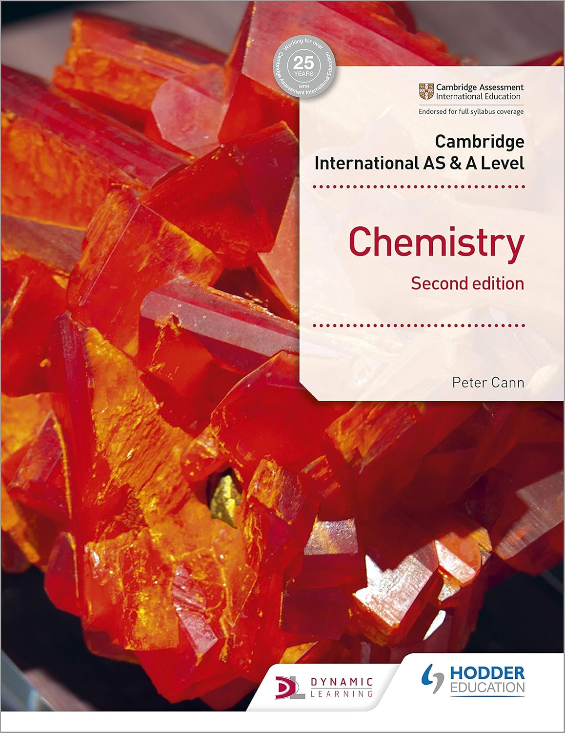Cambridge International AS & A Level Chemistry Student's 2nd Edition: Hodder Education Group Premium Multicolor Mate Print