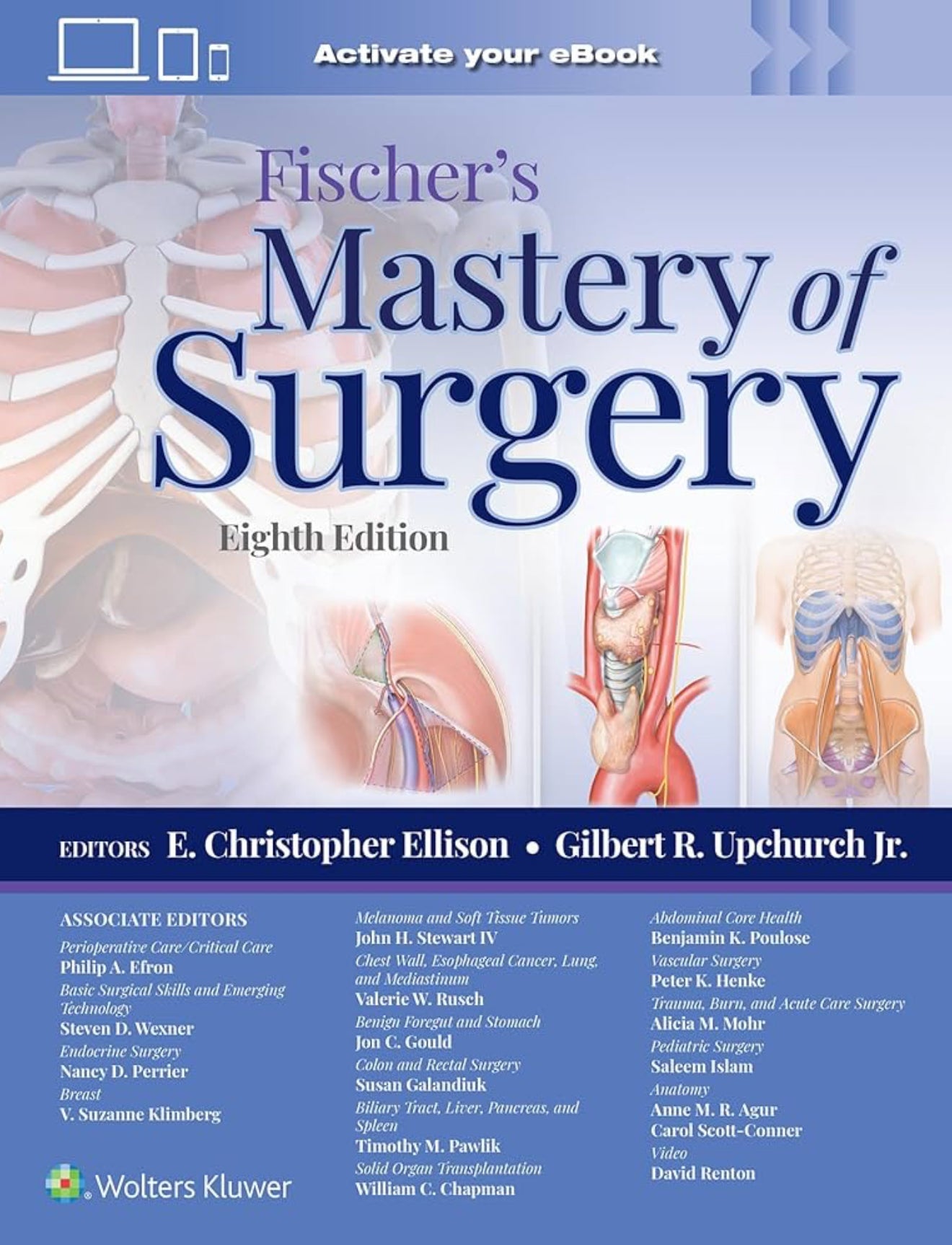Fischer's Mastery of Surgery 8th Edition 2026 Premium Multicolor Mate Print (from Original Ebook )