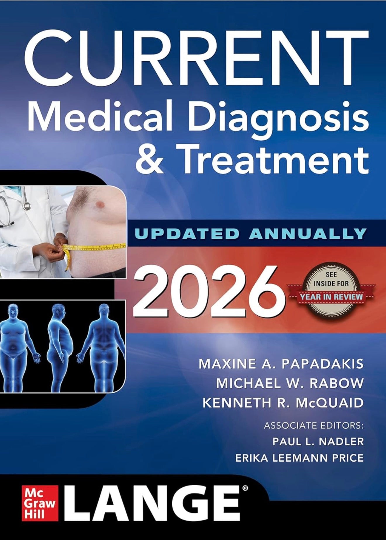 CURRENT Medical Diagnosis & Treatment 2026 65th Edition China Print
