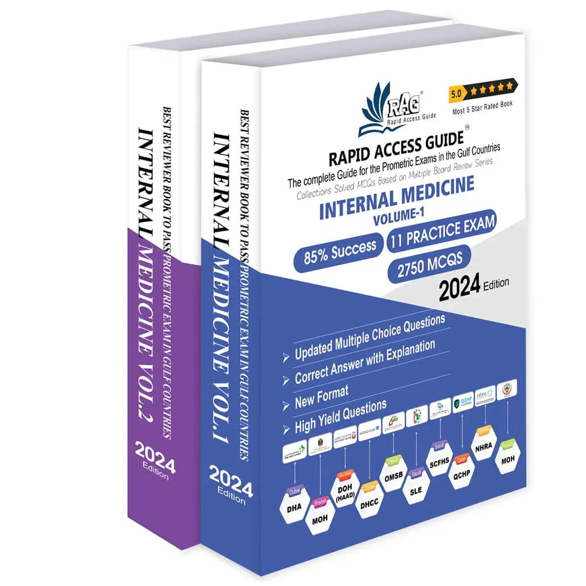 RAPID ACCESS GUIDE Internal Medicine Book Prometric Exam MCQ Questions ...