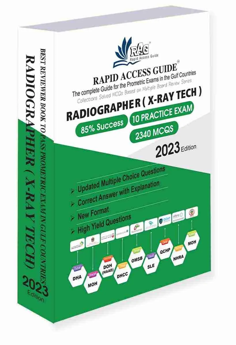Rapid Access Guide Radiographer | X-Ray Technician Exam Book 2023 Premium Black & White Photocopy