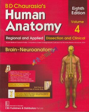 "BD Chaurasia's Human Anatomy Regional And Applied Brain Neuroanatomy Vol 4