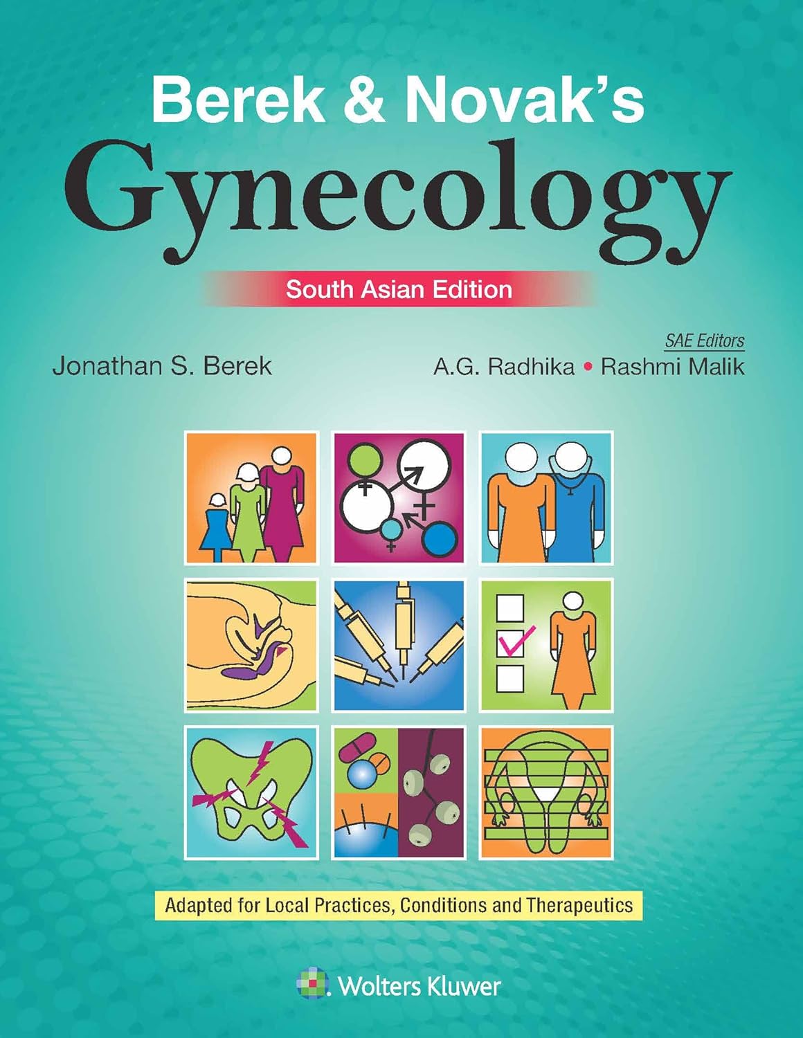 Berek & Novak,s Gynecology Premium Multicolour Mate Print