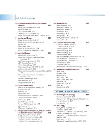 Medical Pharmacology By Padmaja Udaykumar 2026 8th Edition Premium Multicolor Matt Print