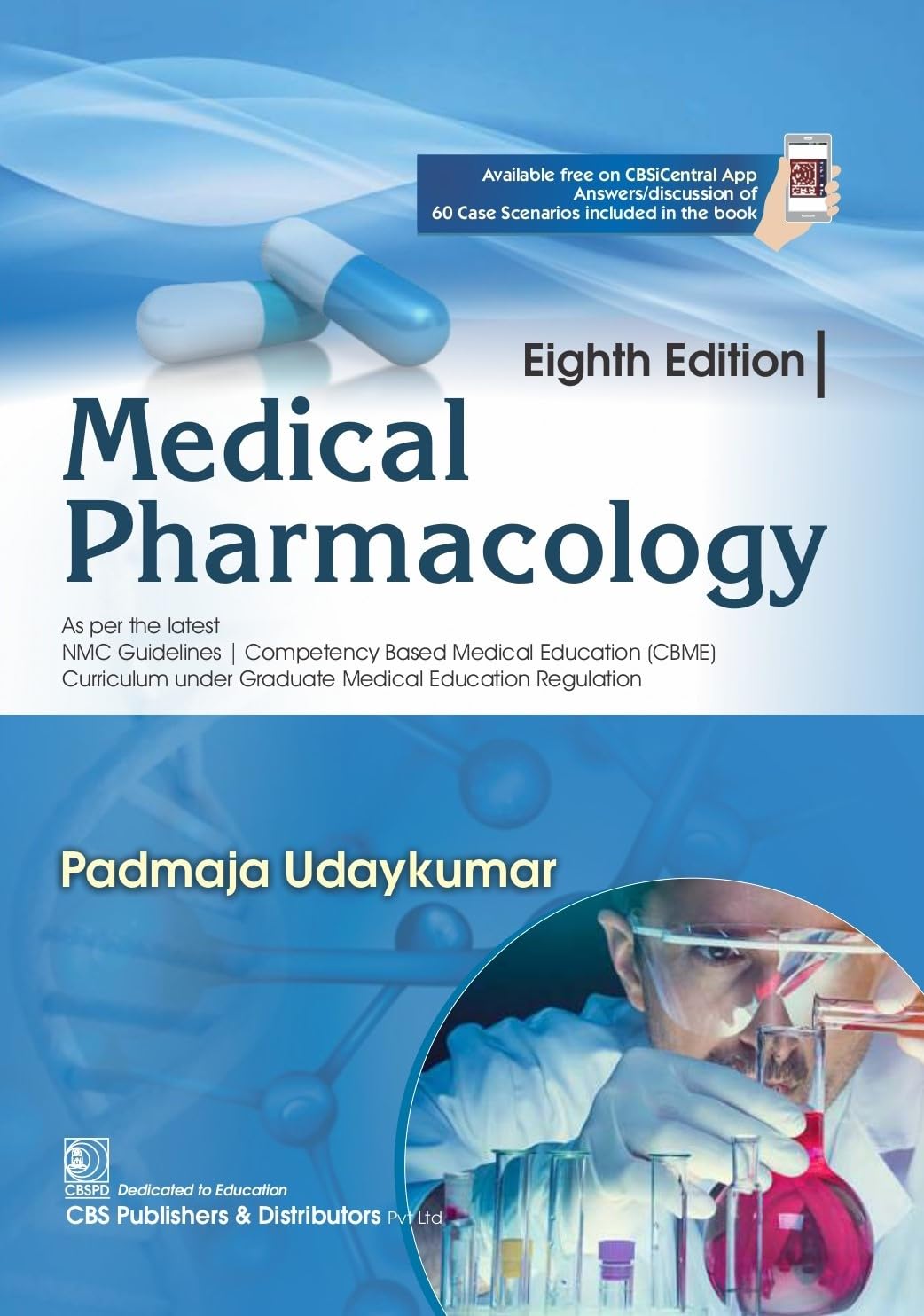 Medical Pharmacology By Padmaja Udaykumar 2026 8th Edition Premium Multicolor Matt Print