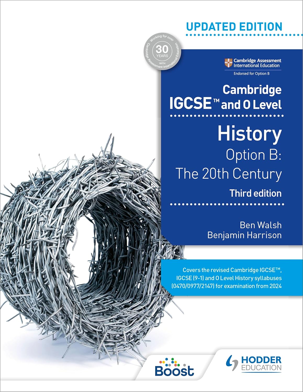 Cambridge IGCSE and O Level History 3rd Edition: Option B: The 20th century: Hodder Education Group 3rd Edition Premium Multicolor Mate Print