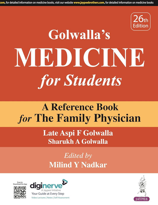 Golwalla's Medicine for Students: A Reference Book for The Family Physician 26th Edition