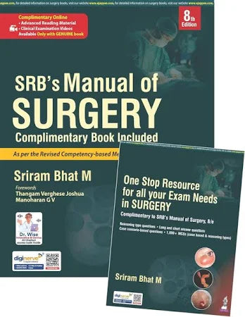 SRB' s Manual of Surgery and Complimentary Book Included As Gift 8th Edition