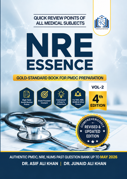 NRE Essence Gold-Standard Book For PMDC Preparation Javed Books