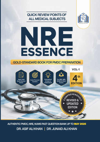 NRE Essence Gold-Standard Book For PMDC Preparation Javed Books