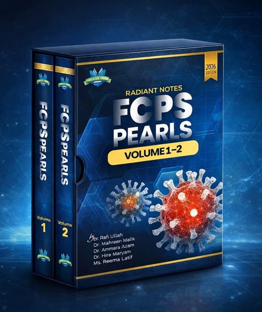 Radiant Notes FCPS Pearls FCPS-1 15th Edition 2026 By Dr. Rafi Ullah All Specialties – Past Papers MCQs