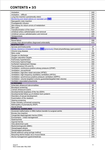 Neonatal Guidelines 2025-28