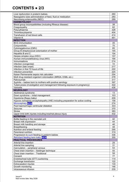 Neonatal Guidelines 2025-28