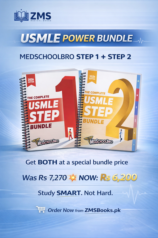 USMLE Power Bundle – Step 1 + Step 2 Complete Set (2026 Edition)