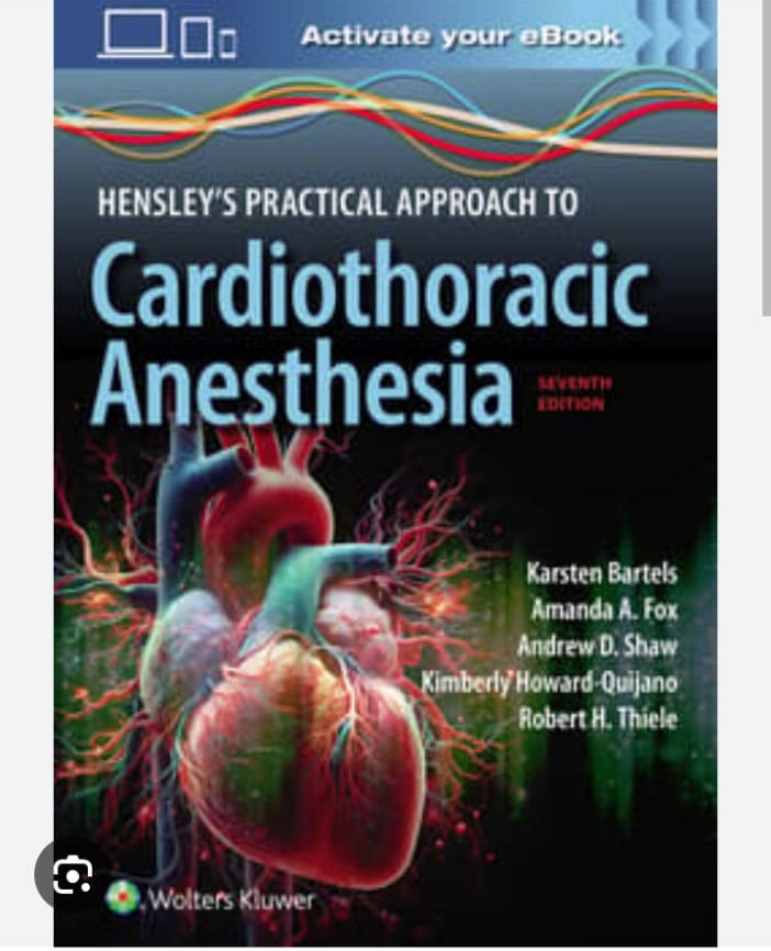 Cardiothoracic Anesthesia (Premium Multicolor Matte Finish)