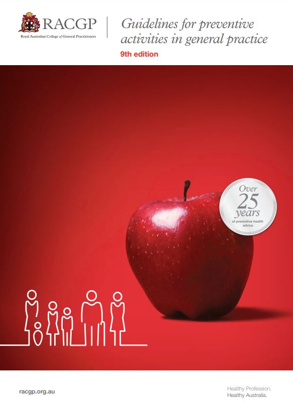 Red Book AMC RACGP Guidelines for Preventive Activities in General Practice 9th Edition